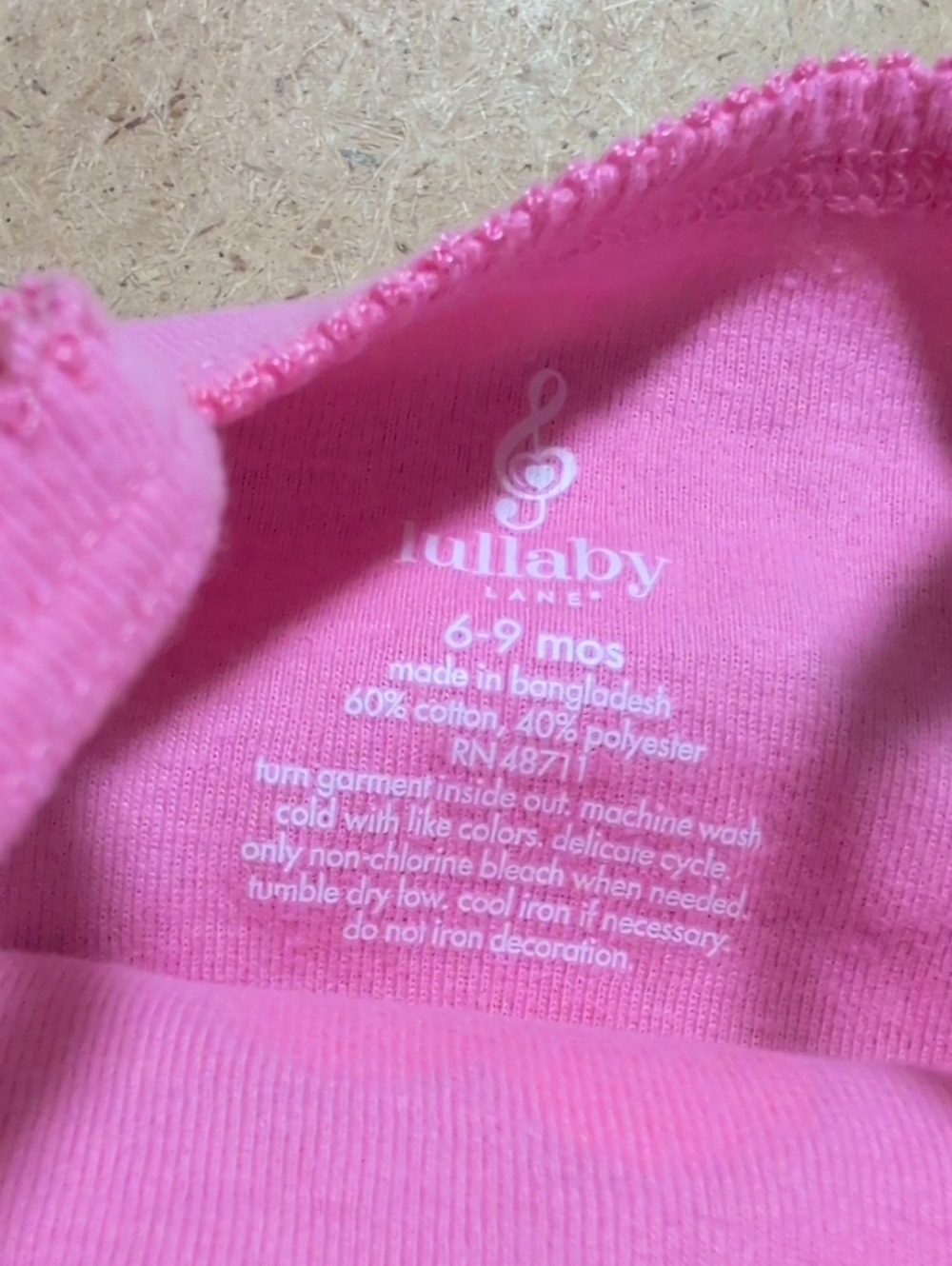 🌸2/$35🌸 Like New Baby Girls Lullaby Lane Set Of Summer Tanks/Shorts Size 6-9M - Picture 4 of 6